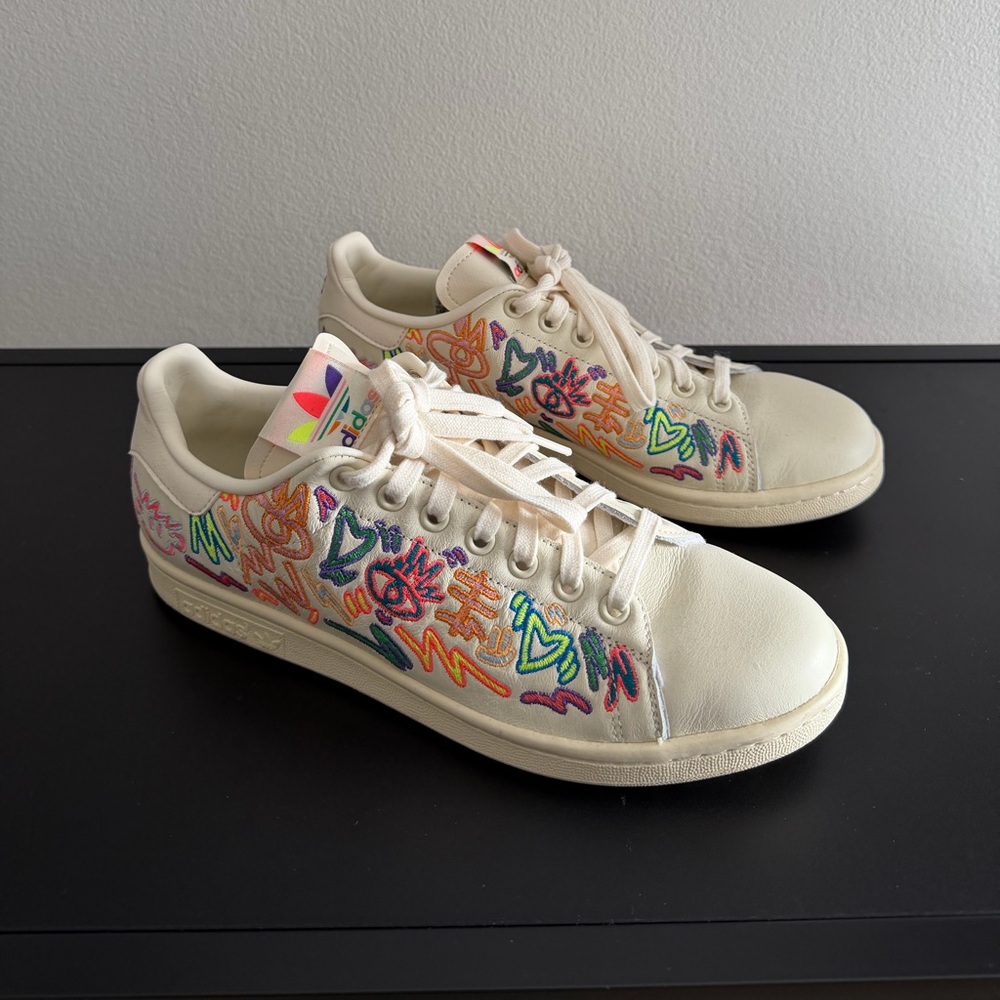 Adidas Stan Smith Pride Sneakers Size 8 Men
